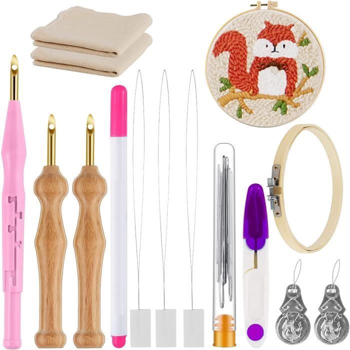Kit Débutant Broderie Au Ruban De Soie Bucilla – Roses Et œillets – Neuf