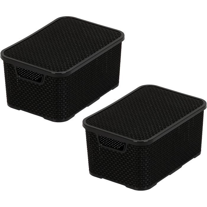 YheenLf Lot de 3 Boîte de rangement pliable avec poignée et fenêtre transparente pour le YheenLf Lot de 3 Boîte de rangement pliable avec poignée et fenêtre transparente pour le