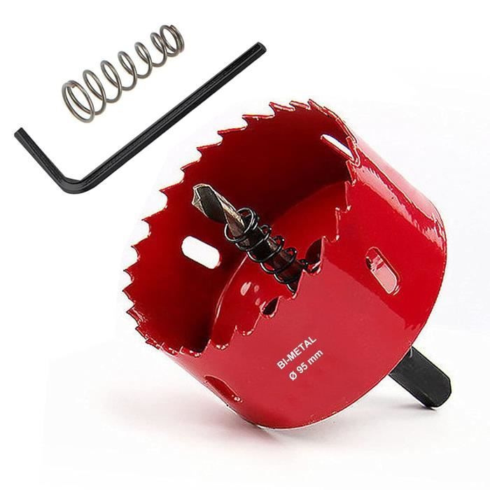 Scie Cloche Bimétallique Dribotway 145mm - 36 Tailles, Pour Bois, Métal, Plastique
