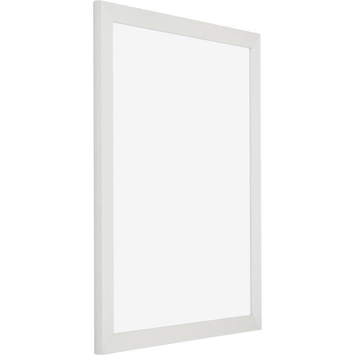 Cadre Photo 48x64 cm - Blanc Mat - MDF - Bologna