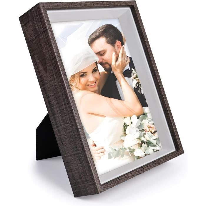 Cadres Photos En Verre 10x15cm - Lot De 3 - Transparent Avec Support - Pour Photos A6 - 5
