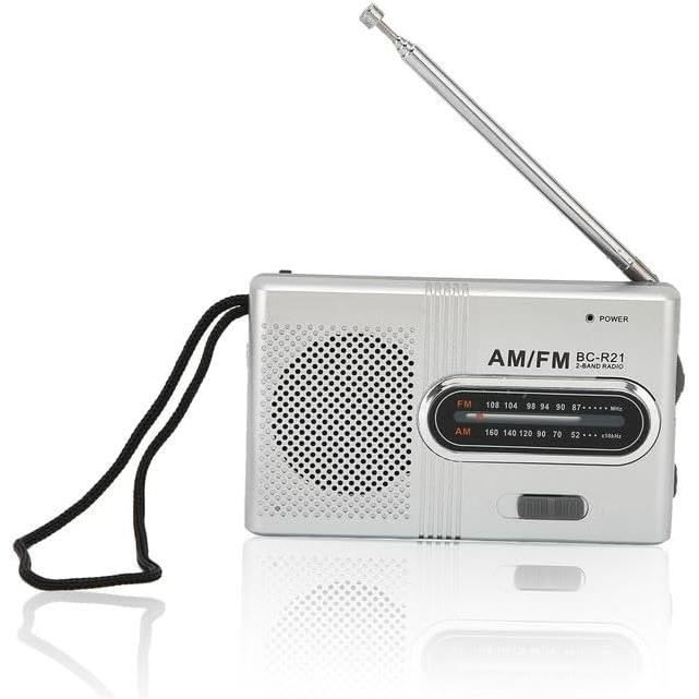 Radio Portatile AM FM Con Ricezione A Lungo Raggio, Radio A Transistor Con Altoparlante, Jack Per Cuffie, Alimentata Da 2 Batterie AA Per Uso Int | Leroy Merlin - Foto 9