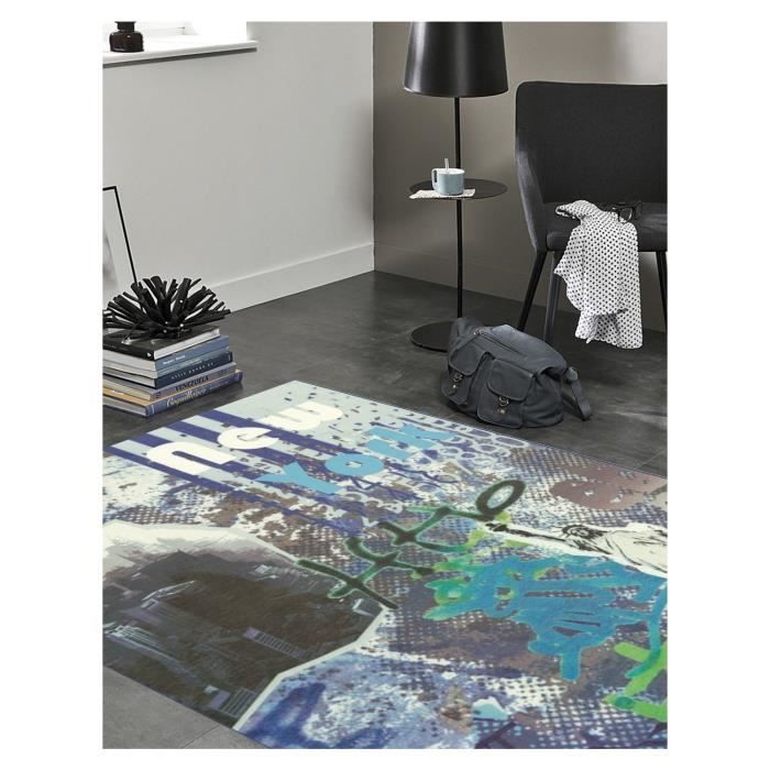 Tapis Tapis Chambre Flash New York Multicouleur 40x60 Par