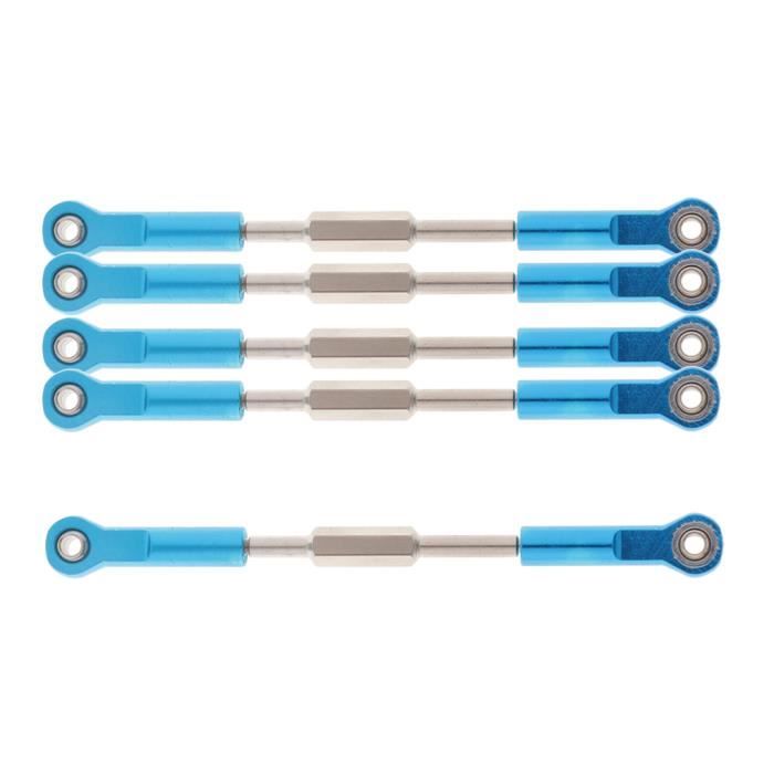 Tiamu 8Pcs Tige Barre de Liaison Articulée à Rotule M3 Tête Sphérique