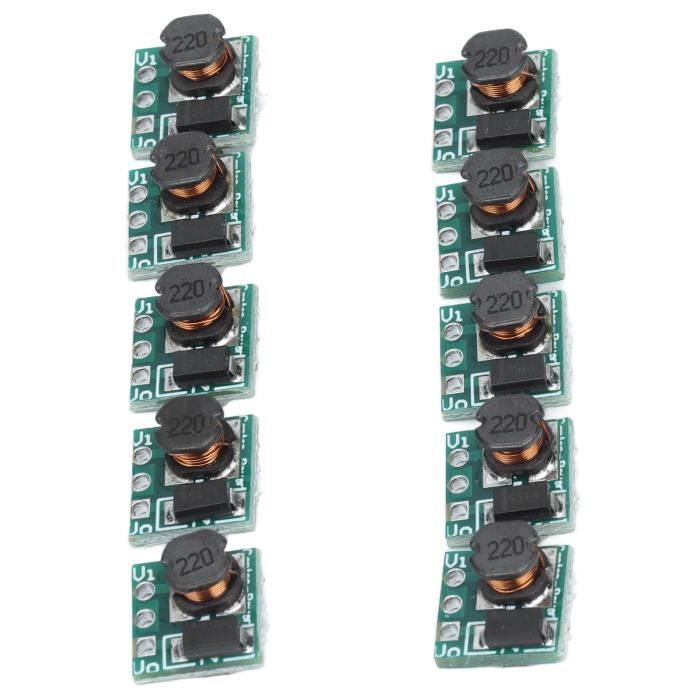 10 adet 1.5v 1.8v 2.5v 3v 3.7v 4.2v 5v - 3.3v dc-dc boost dönüştürücü modül kart