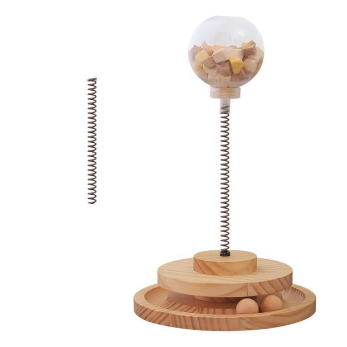 Comparer les prix de Vvikizy Jouet Distributeur Friandises pour Chat, Balle Alimentaire Interactive, Jouet Teaser Chat