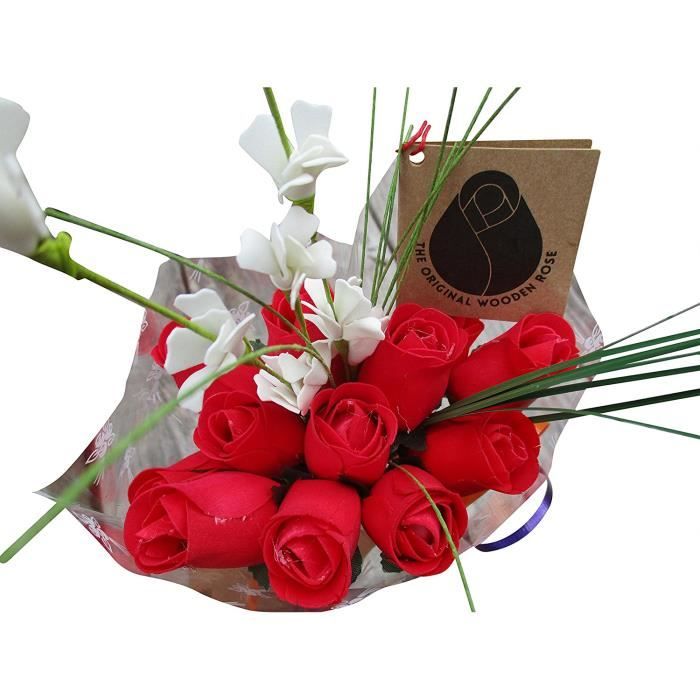 50 Ans Anniversaire Or Et Blanc Bouquet De Fleurs La Rose