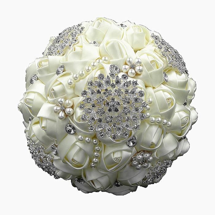 Fleurs De Mariage Mariée élégante Perle Bouquets De