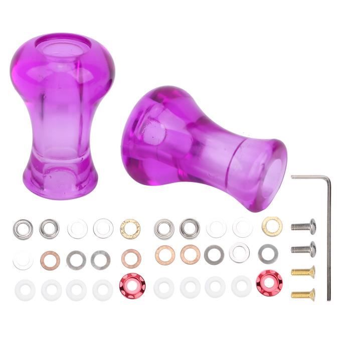 Bouton De Poignée De Moulinet De Pêche Pliable En Métal Rotatif