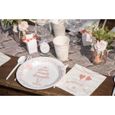 20 Gobelets En Carton Mariage Guinguette Chic Achat Vente Verre Jetable Cdiscount