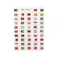 Gommettes - Les drapeaux - Drapeaux des pays du monde - 214 pièces-1