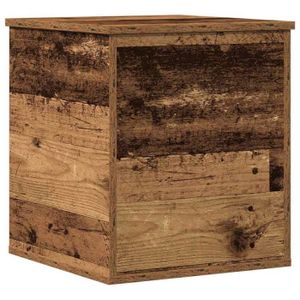 Ancien Casier De Rangement En Bois Style Rustique – Vintage, Marron, étagère à Compartiments