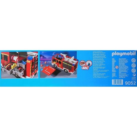 Playmobil 9052 Mega Fire Rescue Set Fire Engine With Lights And Sound Fire Rescue Station WXO13 Cdiscount Jeux Jouets