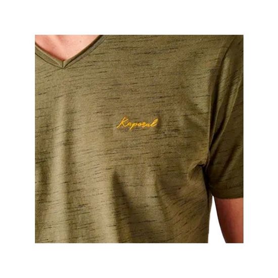 Kaporal Coton Homme T-shirt Kaporal Manches Courtes Pour Homme - Couleur Noir Ou Bleu, Qualité Coton, Style Décontracté T-shirt Kaporal Manches Courtes Homme Noir Bleu Since