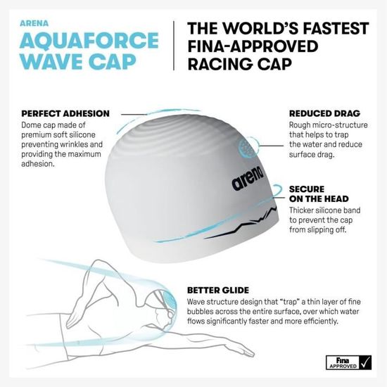 Bonnet De Bain Cressi Eddie Ou Ricky Jr - Silicone De Qualité, Adulte Ou Enfant, Taille Unique