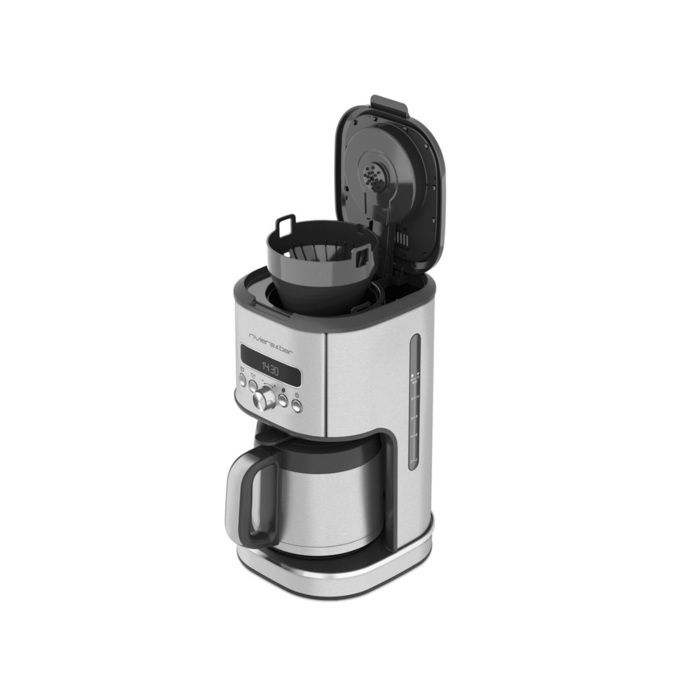 Cafetière Programmable Riviera & Bar BCF550 - 1,8 L (18 Tasses) - Inox - 950W - Départ Différé 24h - Sélecteur D'Arôme - 8