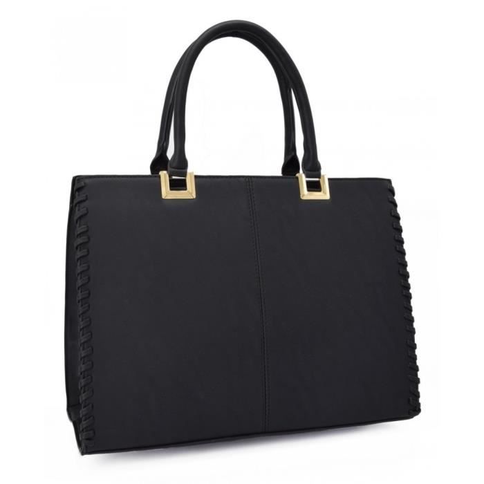 CRAZYCHIC Grand Sac Main Cabas Femme Sac Cours Lyc enne