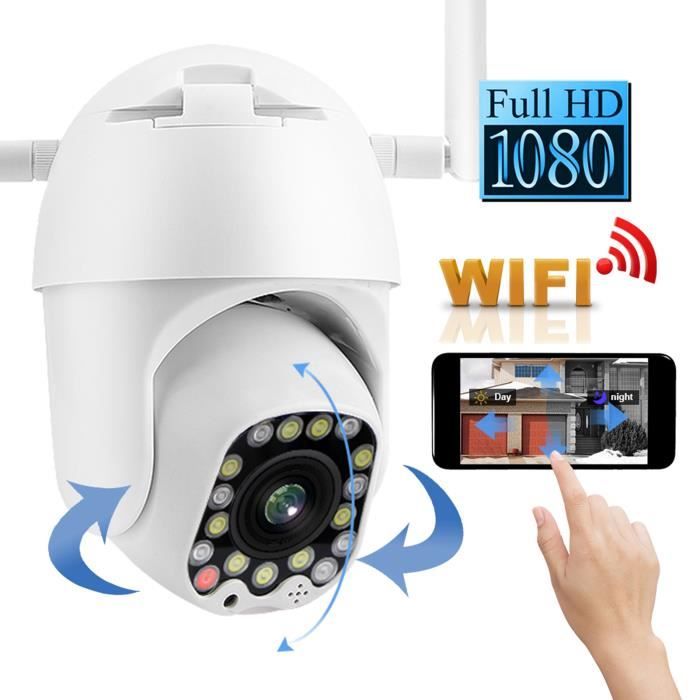 Sec Camera SEC Caméra PTZ Caméra dôme IP WIFI 2.5 pouces 17LED double lumière PTZ ...