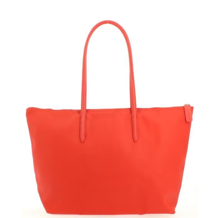 Grand sac shopping LACOSTE Coral Cdiscount Bagagerie Maroquinerie
