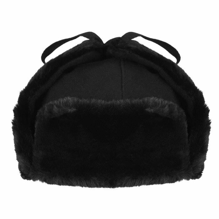Chapka Trappeur (Ushanka) En Laine Mélangée KANGOL - Taille M (56-57cm) - Rouge Bordeaux - Neuf