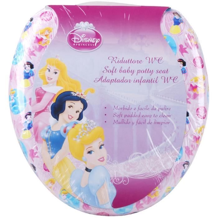 Reducteur Abattant toilette WC Enfant Disney Princesse Rose Cdiscount Bricolage