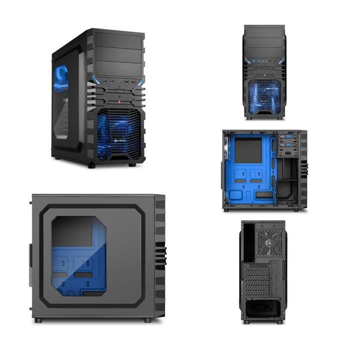 PC Gaming, AMD Ryzen 3, RX 550, 480Go SSD, 2To1