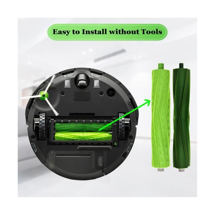 Accessoires de Remplacement aspirateur compatible pour iRobot Roomba, Kit Compatible série et i E5 E6 i7 i7+ i3 i3+ i4 i4+ i6 i6+ j7 j7+ i8 | Leroy Merlin