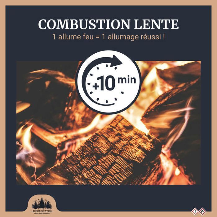 Allume feu laine de bois prix au meilleur prix | Leroy Merlin
