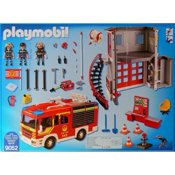 Playmobil 9052 fire station superset outlet