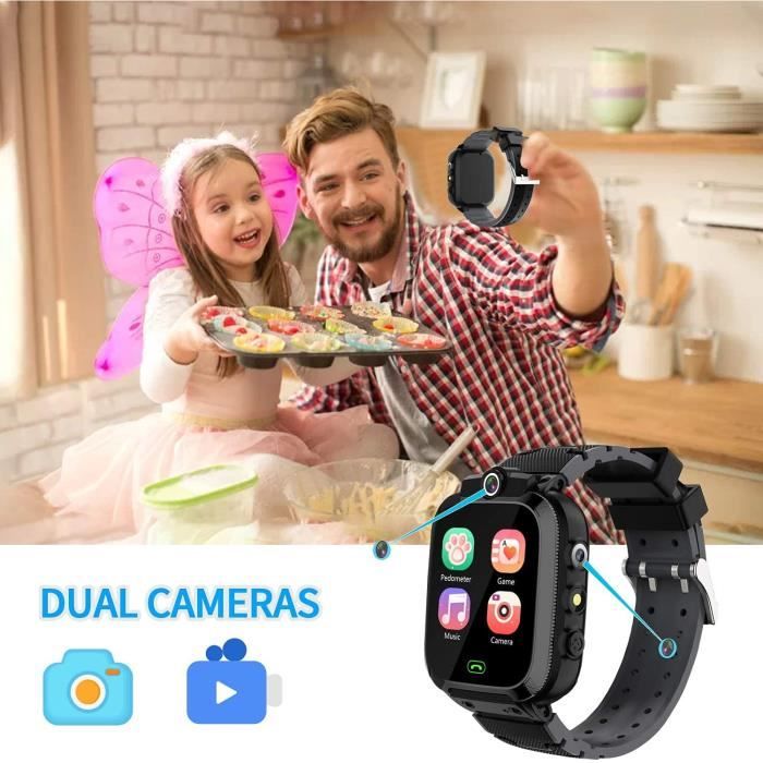 Montre Connect e Enfant 14 Jeux Musique Podom tre R veil Lampe de