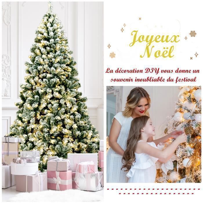 Costway Sapin De Noël Artificiel Lumineux En Spirale 210 Cm Au Meilleur Prix Sur