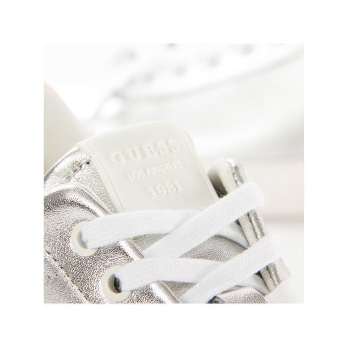 Basket Guess Classic silver Argent Femme Argent Cdiscount Chaussures