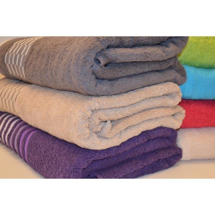 Serviette De Bain Extra-large 100x200 Cm - Coton égyptien 100% Ultra-absorbant - 400-600 GSM