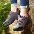 Chaussures d’alpinisme femmes  sports chaussures randonnée - Gris-3