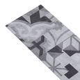 Planches de plancher PVC autoadhésif gris - VIDAXL - 5,02 m² - résistantes à l'eau et antidérapantes-3