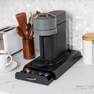 FlagShip Support à dosettes de café Nespresso Vertuo (4 niveaux (capacité de 80 dosettes