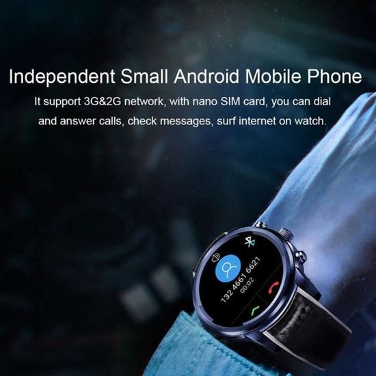 LEMFO LEM5 Pro Montre intelligente 3G Telephone 1.3GHz Quad Core