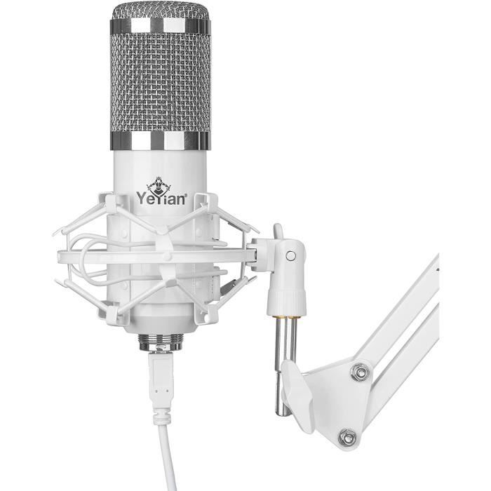 Bras microphone blanc - Cdiscount