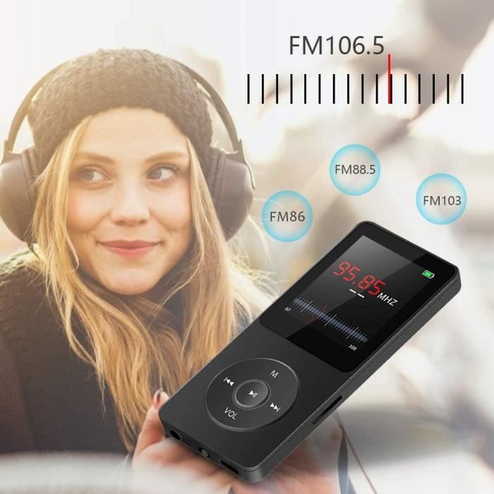 HURRISE Lecteur De Son Lecteur De Musique Numérique 1,8 Pouces LCD