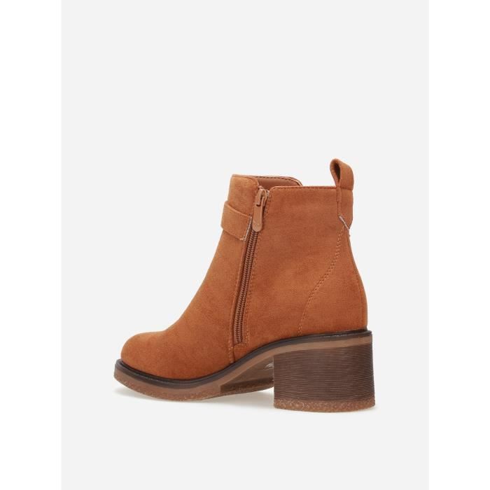 Bottine en suedine femme store