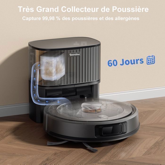Honiture Aspirateur Robot 4000pa Aspirateur Robot HONITURE G20 Pro