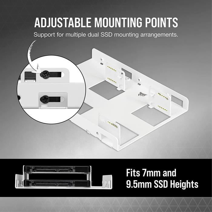 Corsair dual ssd mounting bracket on sale