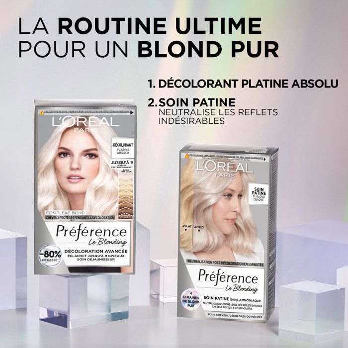 Teinture L'Oréal Préférence Soin Patine - Blonde Cendrée 01, Neuf
