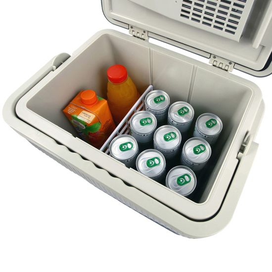 Glacière électrique Portable Briebe 21L - 12V/220V 50W Pour Voiture Et Camping