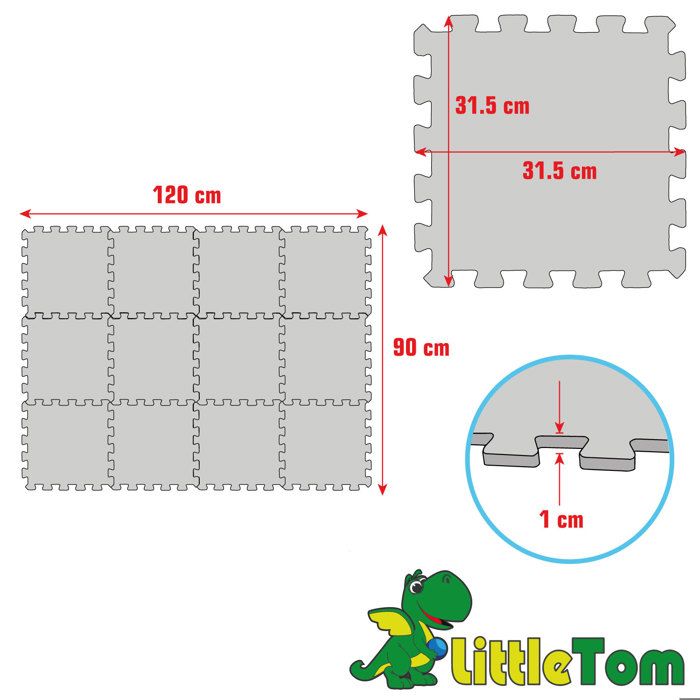 12 pièces - Tapis Puzzle en bois pour bébé, mousse EVA, doux, épissure 12 pièces - Tapis Puzzle en bois pour bébé, mousse EVA, doux, épissure