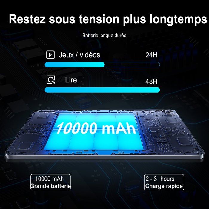 Étui Pour Blackview Tab 90 WiFi 10.92 Pouces, Blackview Tab 90 WiFi Coque Tablette, Housse De Protection Avec Support Pliable, Porte-Crayon Et