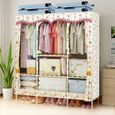 Penderie Souple 1 5b Rose Longueur 130 Largeur 45 Hauteur 170