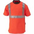 Tee shirt haute visibilité - COVERGUARD - YARD Orange - Bandes rétroréfléchissantes - Homme-0