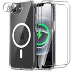 Coque Transparent - BOOLING - pour iPhone 16e - Antichoc - 2 Verres Trempés - 2 Protections Caméra Arrière