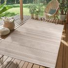 SIMPEX Tapis d'extérieur Beige 160x230 cm, cuisine, design scandinave bohème
